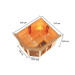  Karibu | Ava Sauna met Dakkraag | Kachel 9 kW Externe Bediening 403060-01